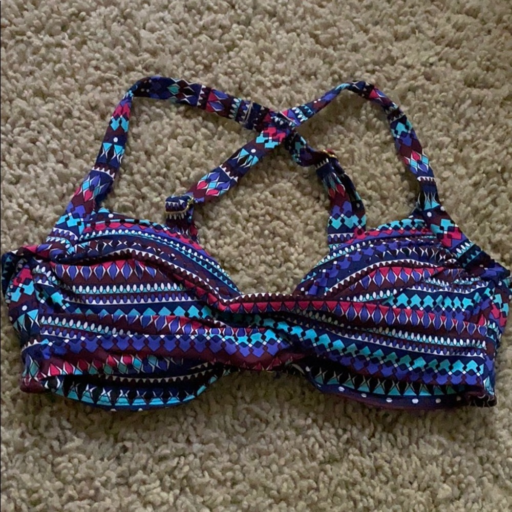 Patterned Bikini Top